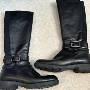 Aquatalia Black Leather Boots